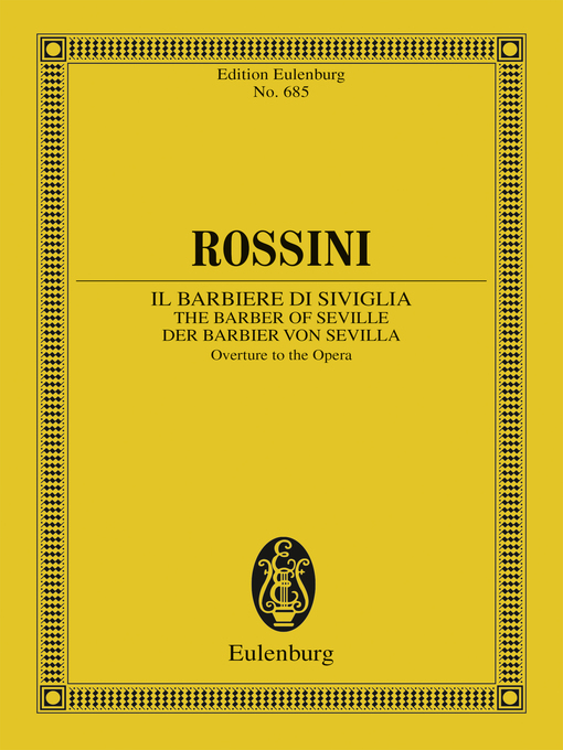 Title details for The Barber of Seville by Gioacchino Antonio Rossini - Wait list